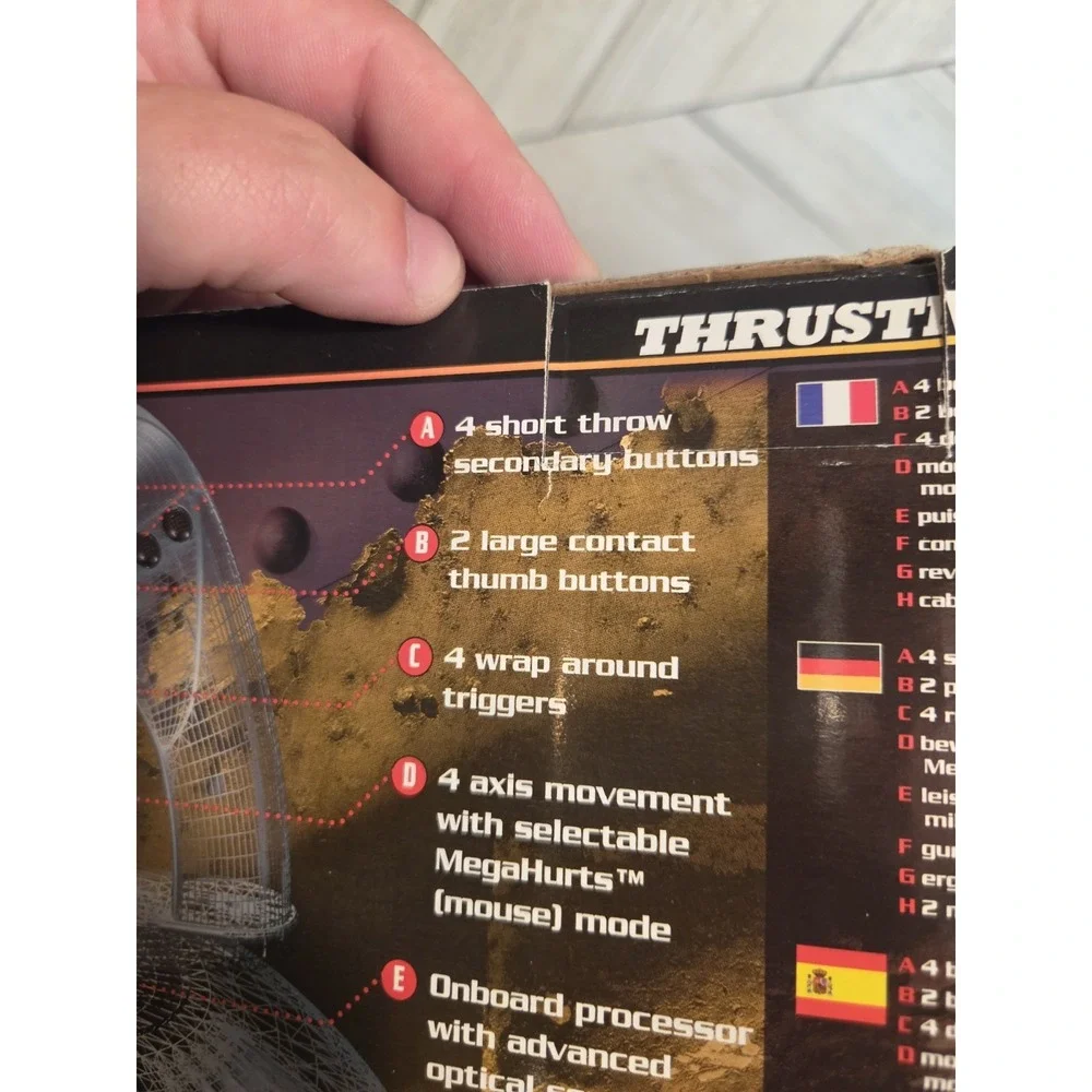 ThrustMaster FragMaster Controller Gameport Shooter Controller Vintage NEW
